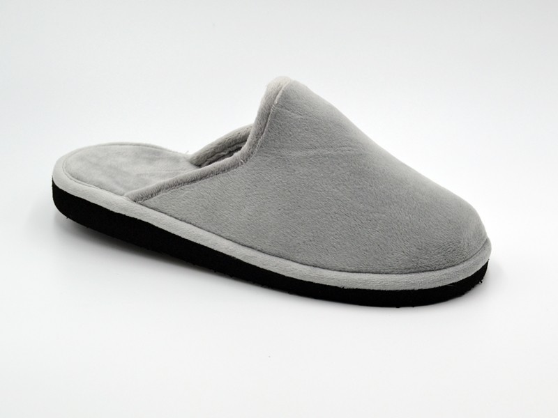 Zapatilla de pelo abierta mujer