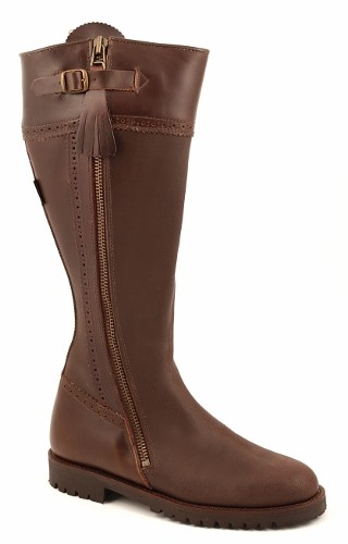 Bota de caña alta piel Boxcalf (Mod. 350 Dublín)