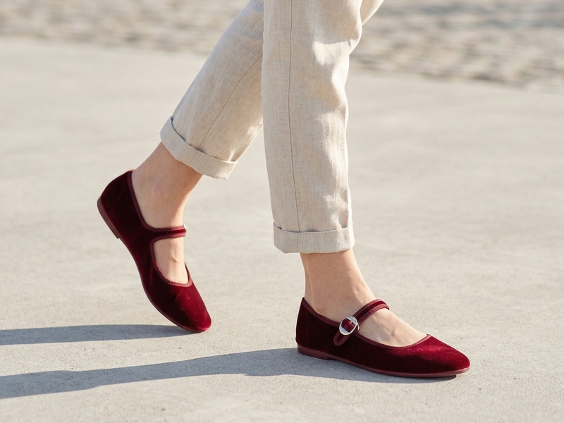 Mercedita de terciopelo mujer