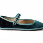 Merceditas Venecianas terciopelo MaryJane zafiro