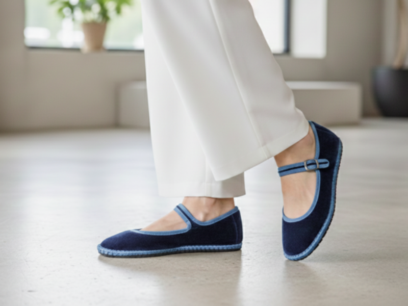 MaryJane de Terciopelo mujer