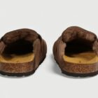 zueco serraje forrado marron 3 Zueco BIO de serraje con forro interior de pelo boreal - Detalle del forro interior