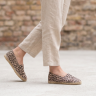 Alpargata plana animal print Leopardo