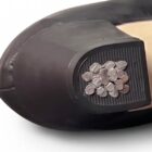 Zapato Iniciacion Piel Detalle claveteado zapatos de flamenco con correa