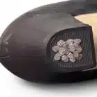 Zapato Iniciacion Piel Detalle claveteado zapatos de flamenco con correa