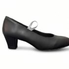 Zapato Iniciacion Piel Goma claveteado 1 Zapatos de flamenco iniciación piel con goma