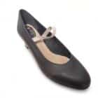 Zapato Iniciacion Piel Goma claveteado 3 zapatos de flamenco iniciación